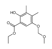 ethyl 2-hydroxy-5-methoxymethoxy-3,4-dimethylbenzoate Structure