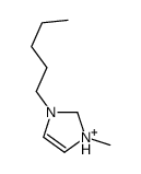 1-methyl-3-pentyl-1,2-dihydroimidazol-1-ium Structure