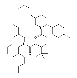 3-tert-butyl-N,N,N',N'-tetrakis(2-ethylhexyl)hexanediamide Structure