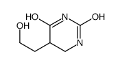 5-(2-hydroxyethyl)-1,3-diazinane-2,4-dione结构式