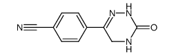 6-p-cyanophenyl-4,5-dihydro-1,2,4-triazin-3(2H)-one Structure