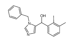 1-benzyl-5-(2,3-dimethylphenylhydroxymethyl)imidazole结构式