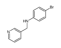 N-(4-Bromophenyl)-3-pyridinemethanamine结构式