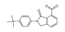 2-(4-tert-butyl-phenyl)-7-nitro-2,3-dihydro-isoindol-1-one结构式