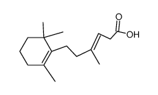 4-methyl-6-(2,6,6-trimethyl-cyclohex-1-enyl)-hex-3ξ-enoic acid Structure