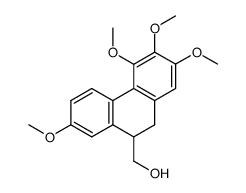 (2,3,4,7-Tetramethoxy-9,10-dihydro-[9]phenanthryl)-methanol结构式