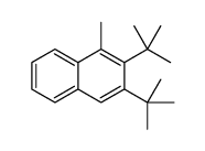 2,3-ditert-butyl-1-methylnaphthalene Structure