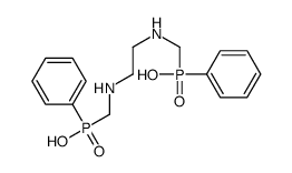 [2-[[hydroxy(phenyl)phosphoryl]methylamino]ethylamino]methyl-phenylphosphinic acid Structure