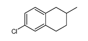 6-chloro-2-methyl-1,2,3,4-tetrahydronaphthalene Structure