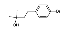 4-(4-bromophenyl)-2-methyl-2-butanol Structure