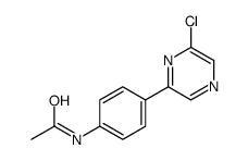 N-(4-(6-CHLOROPYRAZIN-2-YL)PHENYL)ACETAMIDE Structure