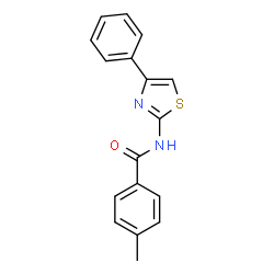 (Z)-4-methyl-N-(4-phenylthiazol-2(3H)-ylidene)benzamide picture