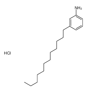 3-dodecylaniline,hydrochloride结构式
