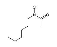 N-chloro-N-hexylacetamide Structure