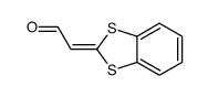 2-(1,3-benzodithiol-2-ylidene)acetaldehyde结构式