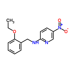 N-(2-Ethoxybenzyl)-5-nitro-2-pyridinamine结构式