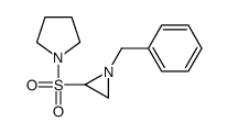 1-(1-benzylaziridin-2-yl)sulfonylpyrrolidine结构式