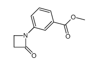 methyl 3-(2-oxoazetidin-1-yl)benzoate Structure