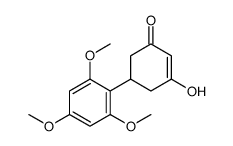 3-hydroxy-5-(2,4,6-trimethoxyphenyl)cyclohex-2-en-1-one Structure