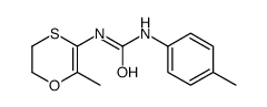1-(6-methyl-2,3-dihydro-1,4-oxathiin-5-yl)-3-(4-methylphenyl)urea Structure