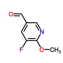 5-Fluoro-6-methoxynicotinaldehyde structure