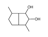3,6-dimethyl-1,2,3,3a,4,5,6,6a-octahydropentalene-1,2-diol结构式