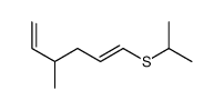4-methyl-1-propan-2-ylsulfanylhexa-1,5-diene Structure