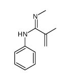 N',2-dimethyl-N-phenylprop-2-enimidamide Structure