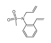 N-allyl-N-(2-vinylphenyl)methanesulfonamide Structure
