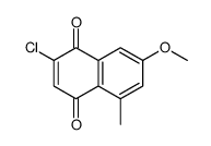 2-chloro-7-methoxy-5-methylnaphthalene-1,4-dione Structure