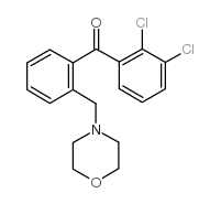 2,3-DICHLORO-2'-MORPHOLINOMETHYL BENZOPHENONE结构式