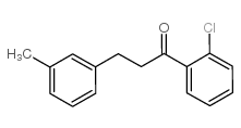 2'-CHLORO-3-(3-METHYLPHENYL)PROPIOPHENONE结构式