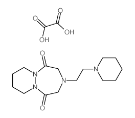 3-(2-Piperidin-1-ylethyl)hexahydro-1H-pyridazino[1,2-a][1,2,5]triazepine-1,5(2H)-dione oxalate结构式