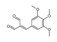 2-[(3,4,5-trimethoxyphenyl)methylidene]propanedial结构式