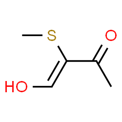 3-Buten-2-one, 4-hydroxy-3-(methylthio)-, (Z)- (9CI)结构式