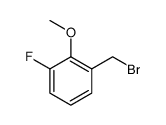 Benzene, 1-(bromomethyl)-3-fluoro-2-methoxy structure