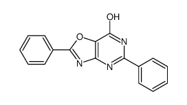 2,5-diphenyl-4H-[1,3]oxazolo[4,5-d]pyrimidin-7-one结构式