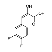 3-(3,4-difluorophenyl)-2-hydroxyprop-2-enoic acid Structure
