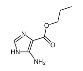 5-amino-1(3)H-imidazole-4-carboxylic acid propyl ester结构式
