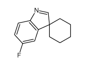 5'-fluorospiro[cyclohexane-1,3'-indole]结构式