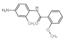 N-(4-Amino-2-methylphenyl)-2-methoxybenzamide结构式