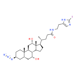 3 beta-azidocholyl-2-iodohistamine structure