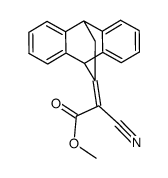 (cyano-1 methoxycarbonyl-1) methylene-11 ethano-9,10 dihydro-9,10 anthracene Structure