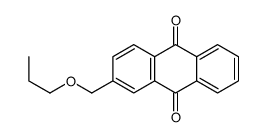 2-(propoxymethyl)anthracene-9,10-dione Structure