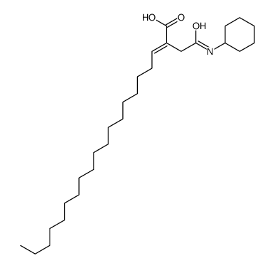 2-[2-(cyclohexylamino)-2-oxoethyl]icosenoic acid结构式