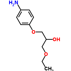 1-(4-Aminophenoxy)-3-ethoxy-2-propanol Structure