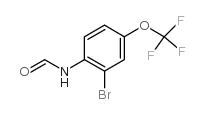 N-[2-bromo-4-(trifluoromethoxy)phenyl]formamide Structure