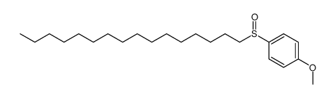 4-methoxymethyl hexadecyl sulfoxide Structure