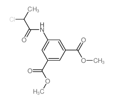 Dimethyl 5-[(2-chloropropanoyl)amino]isophthalate结构式