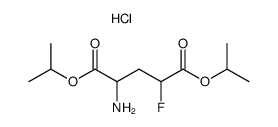 γ-fluoroglutamic acid diisopropyl ester hydrochloride Structure